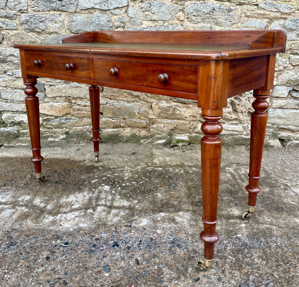 Victorian Mahogany Writing Table View X