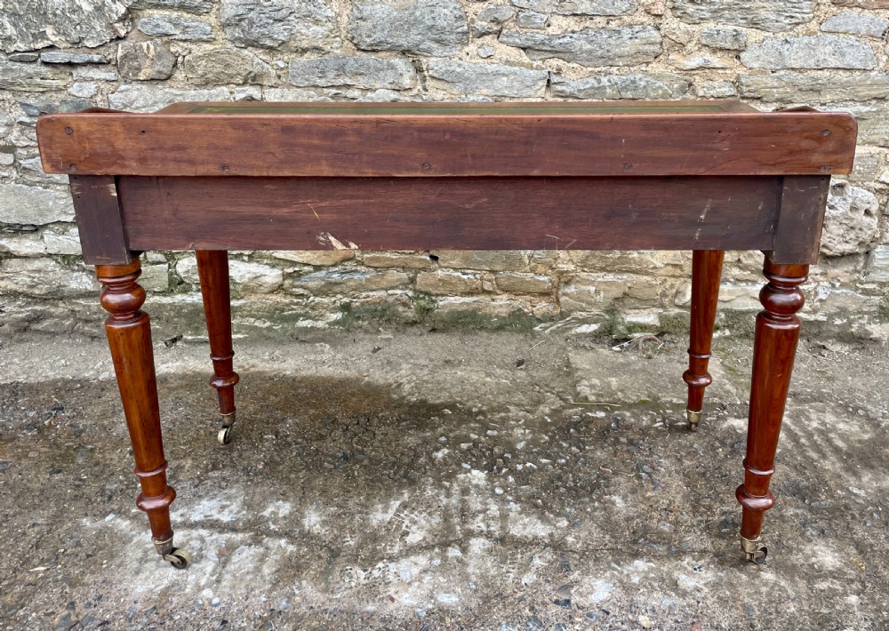 Victorian Mahogany Writing Table View XI
