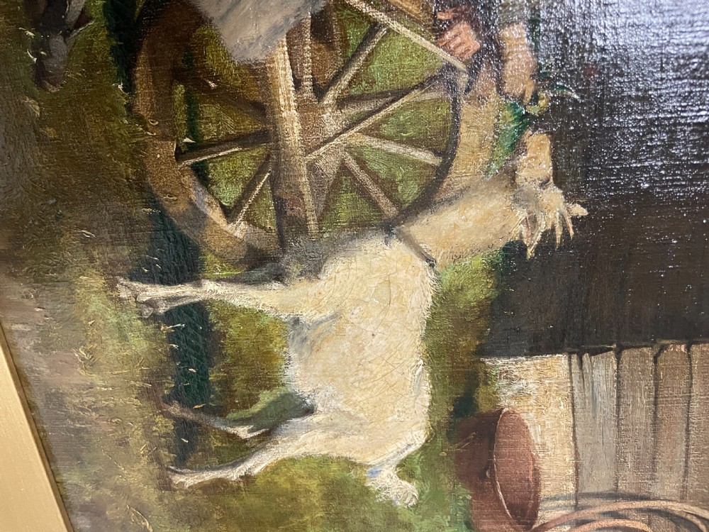 Victorian Oil on Canvas View II