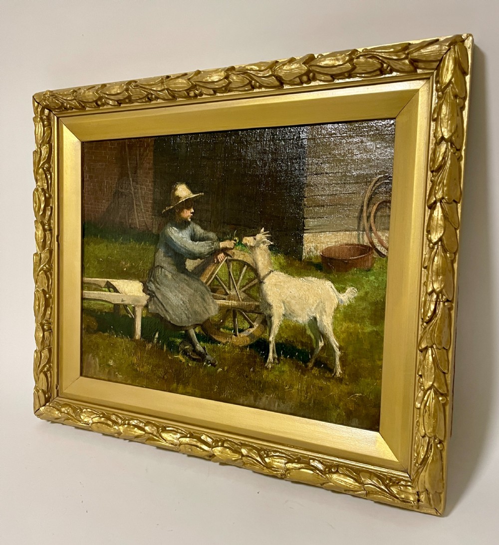 Victorian Oil on Canvas View III