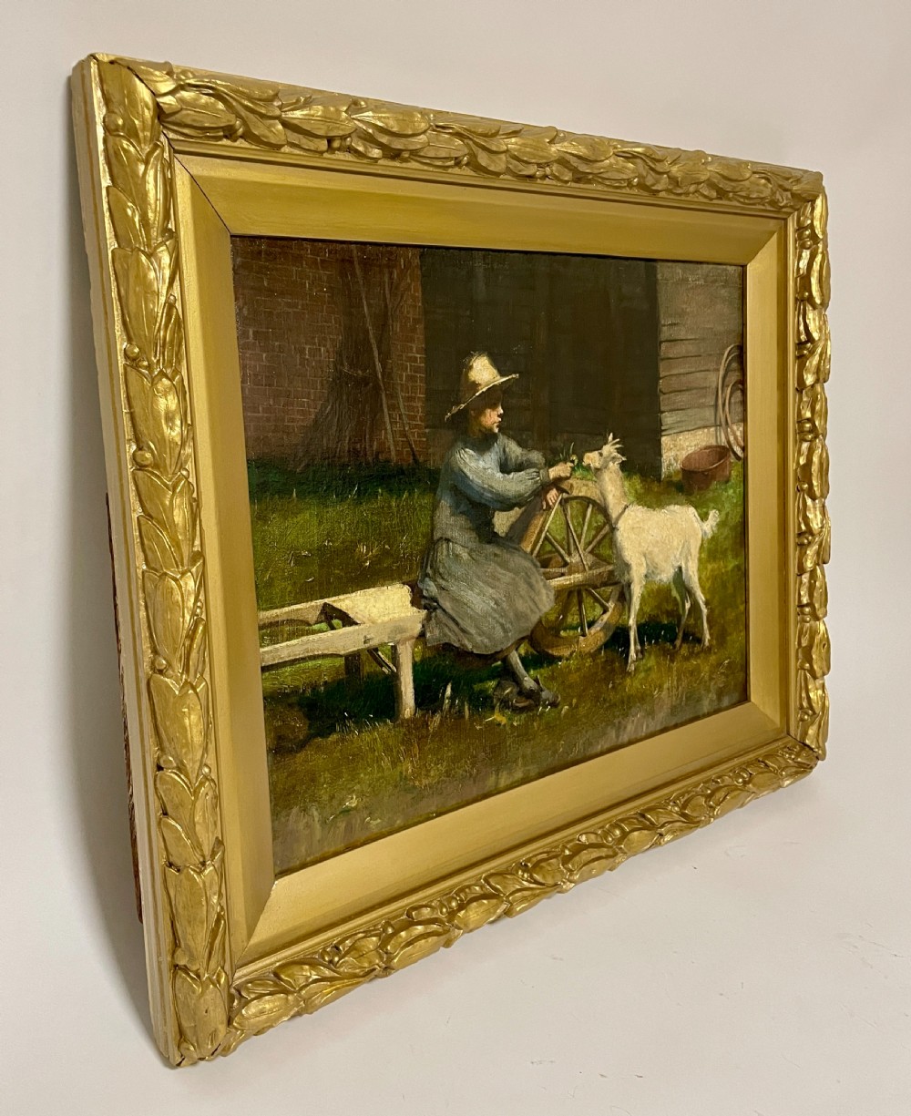 Victorian Oil on Canvas View IV