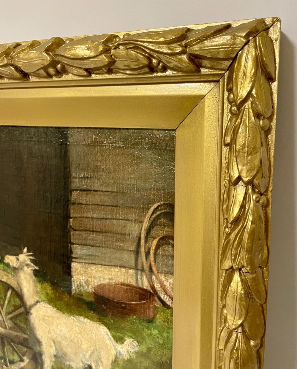Victorian Oil on Canvas View VII