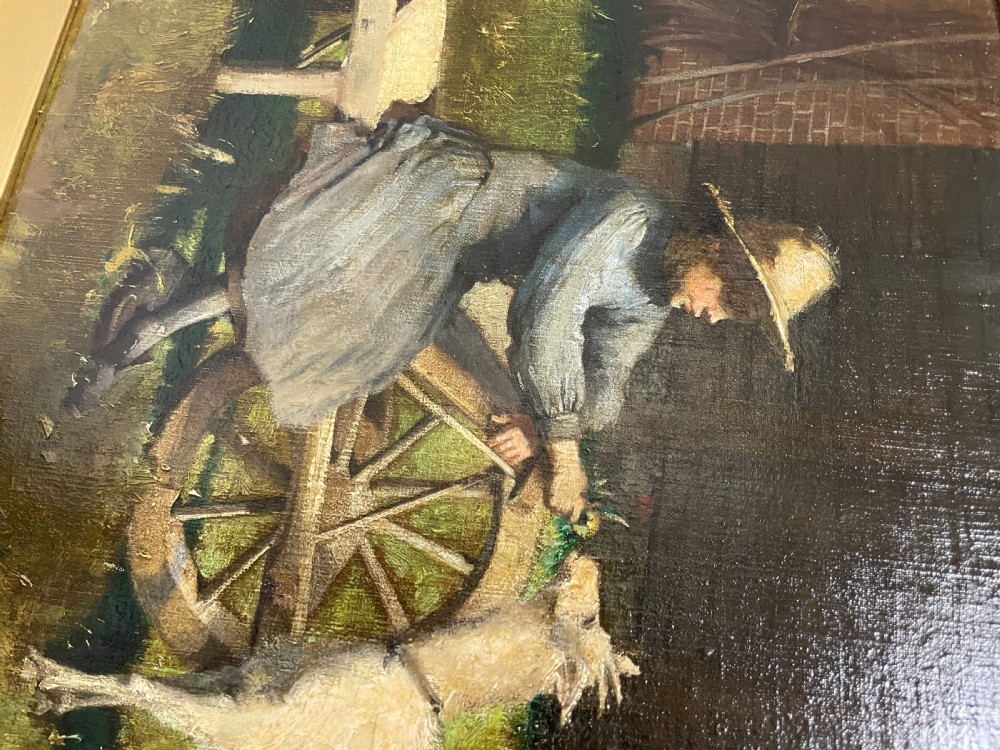 Victorian Oil on Canvas View VIII