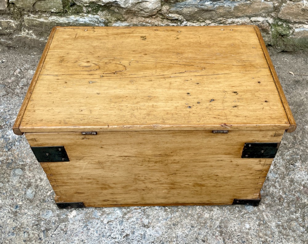 Antique Pine Box View X