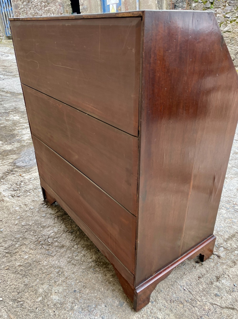 Georgian Mahogany Bureau View IX