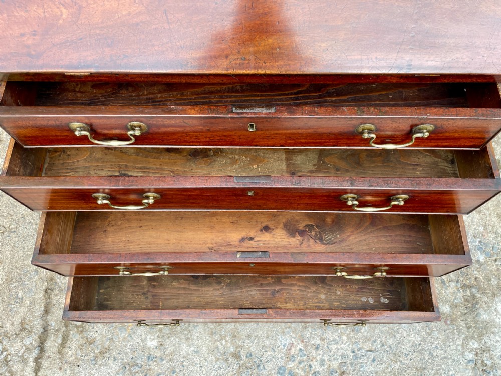 Georgian Mahogany Bureau View X