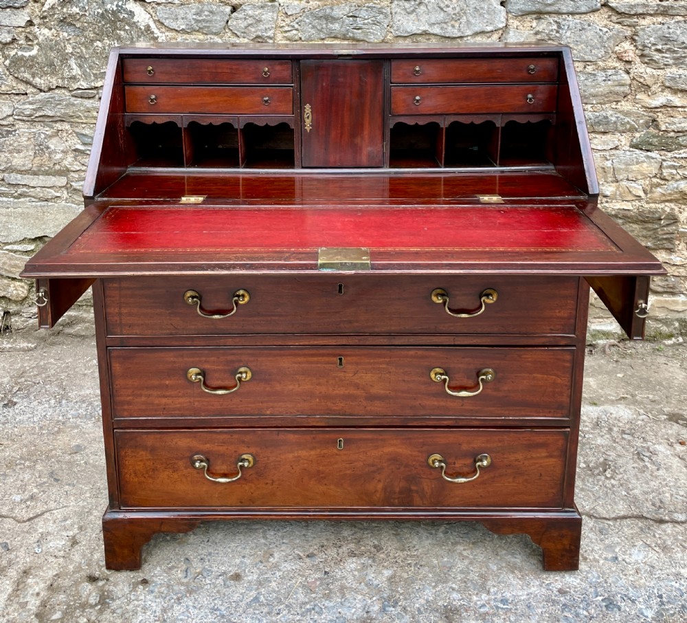 Georgian Mahogany Bureau View XVI