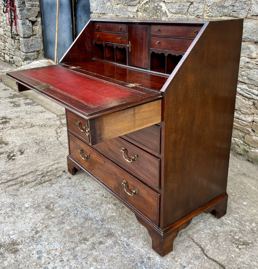 Georgian Mahogany Bureau View XXVI