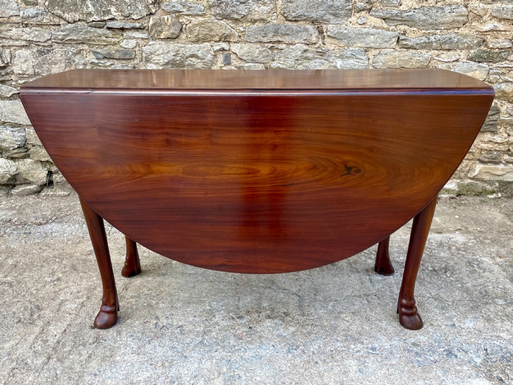 Georgian Mahogany Drop Leaf Table View VI
