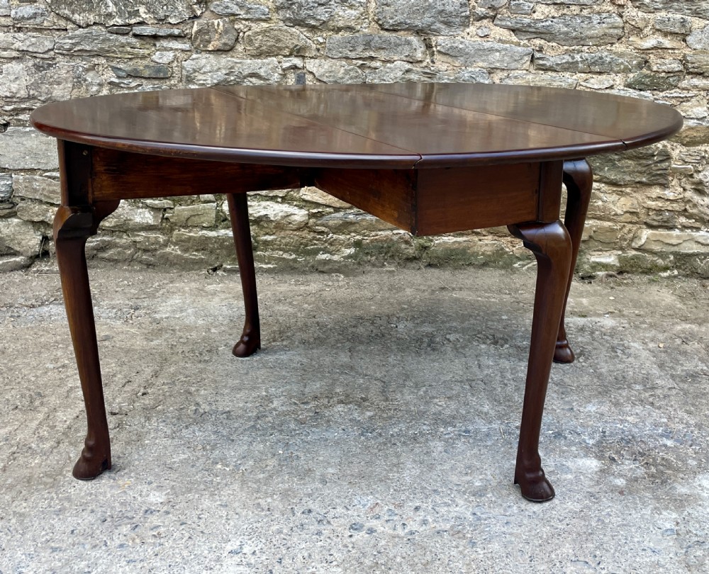 Georgian Mahogany Drop Leaf Table View VII