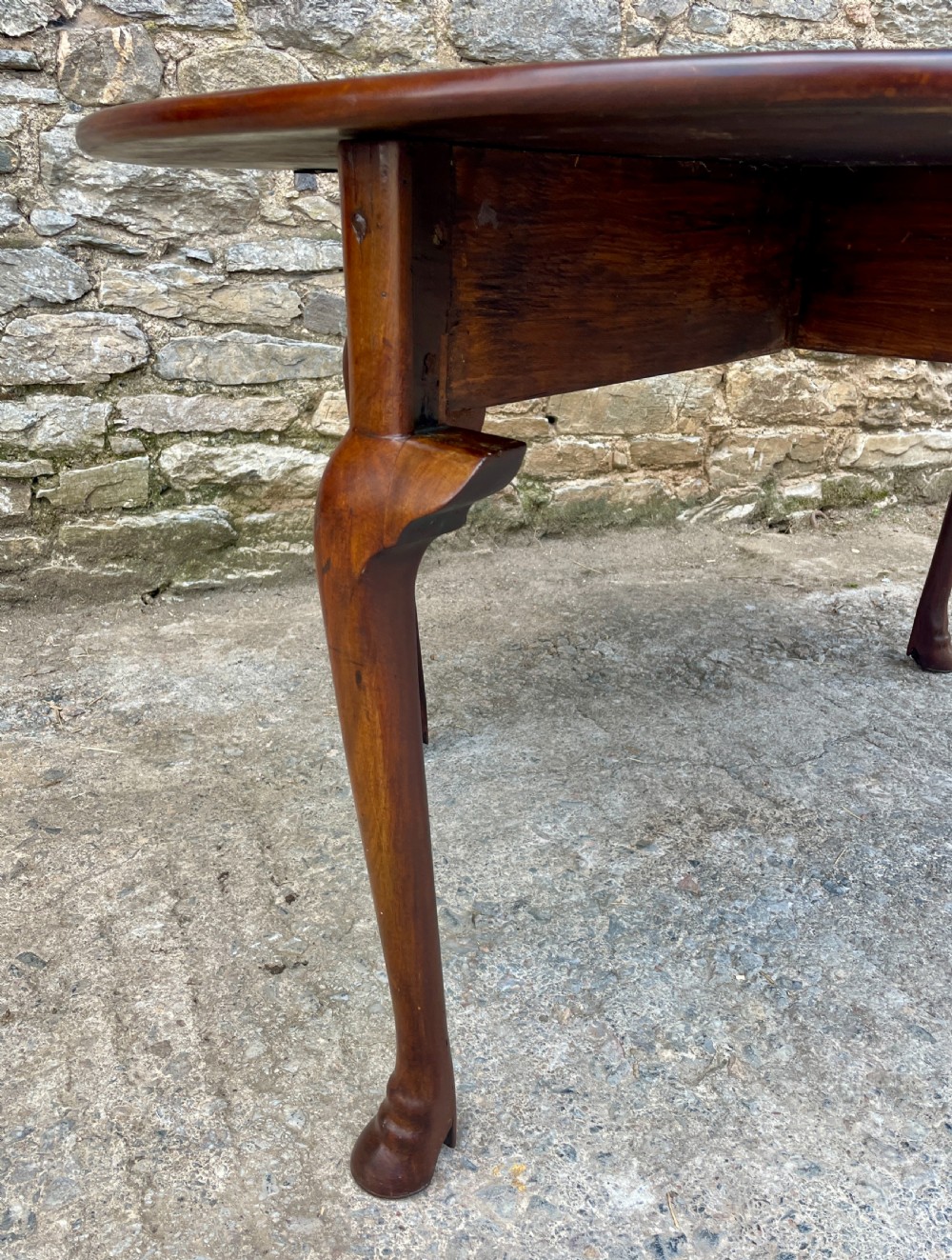Georgian Mahogany Drop Leaf Table View IX