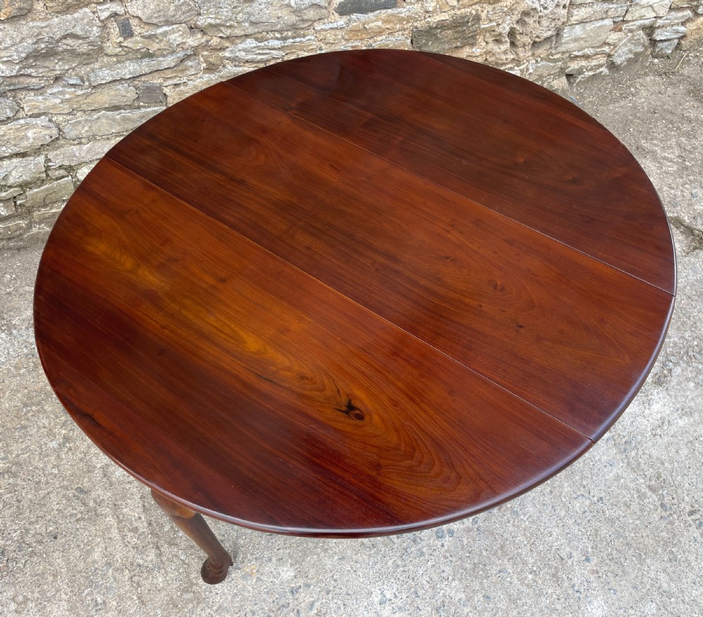 Georgian Mahogany Drop Leaf Table View XI
