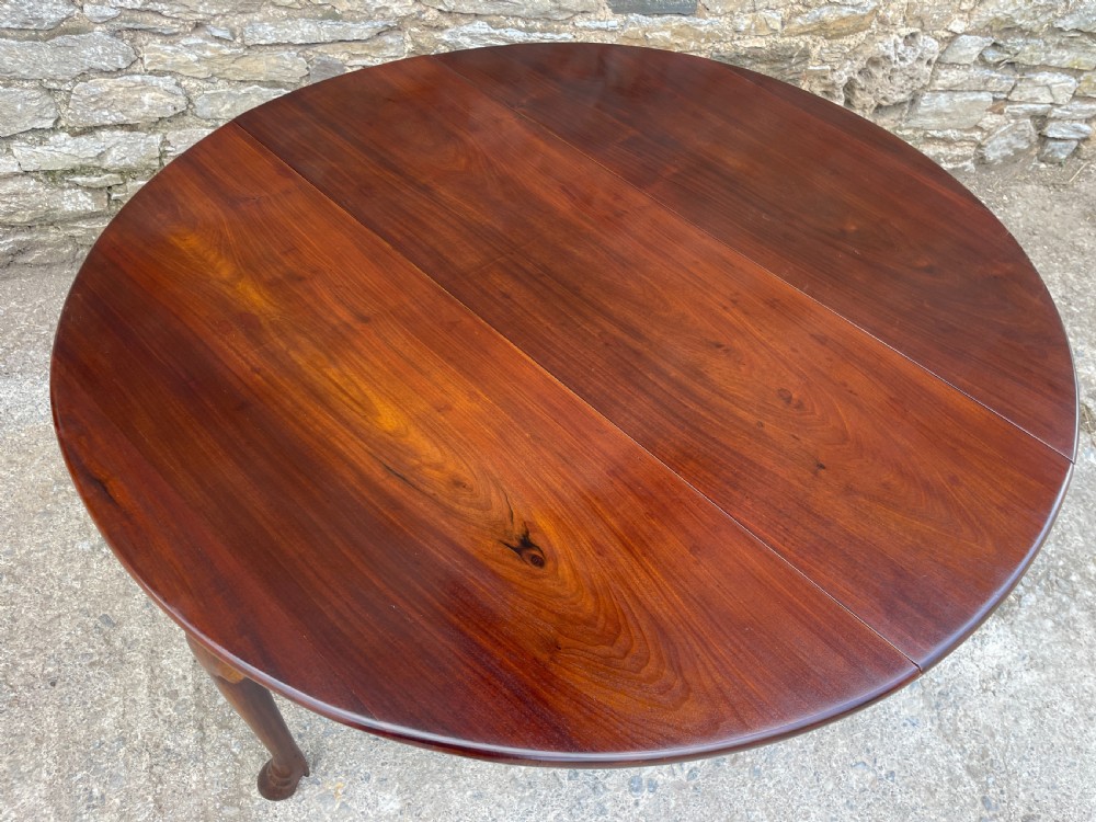 Georgian Mahogany Drop Leaf Table View XII