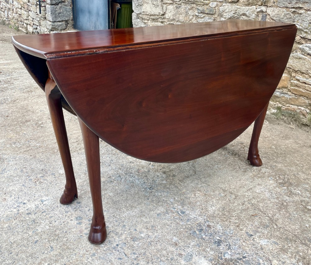 Georgian Mahogany Drop Leaf Table View XVIII