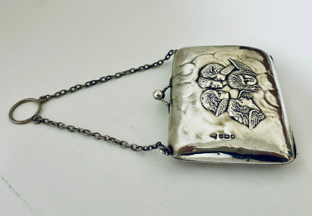 Antique Silver Coin Purse View V