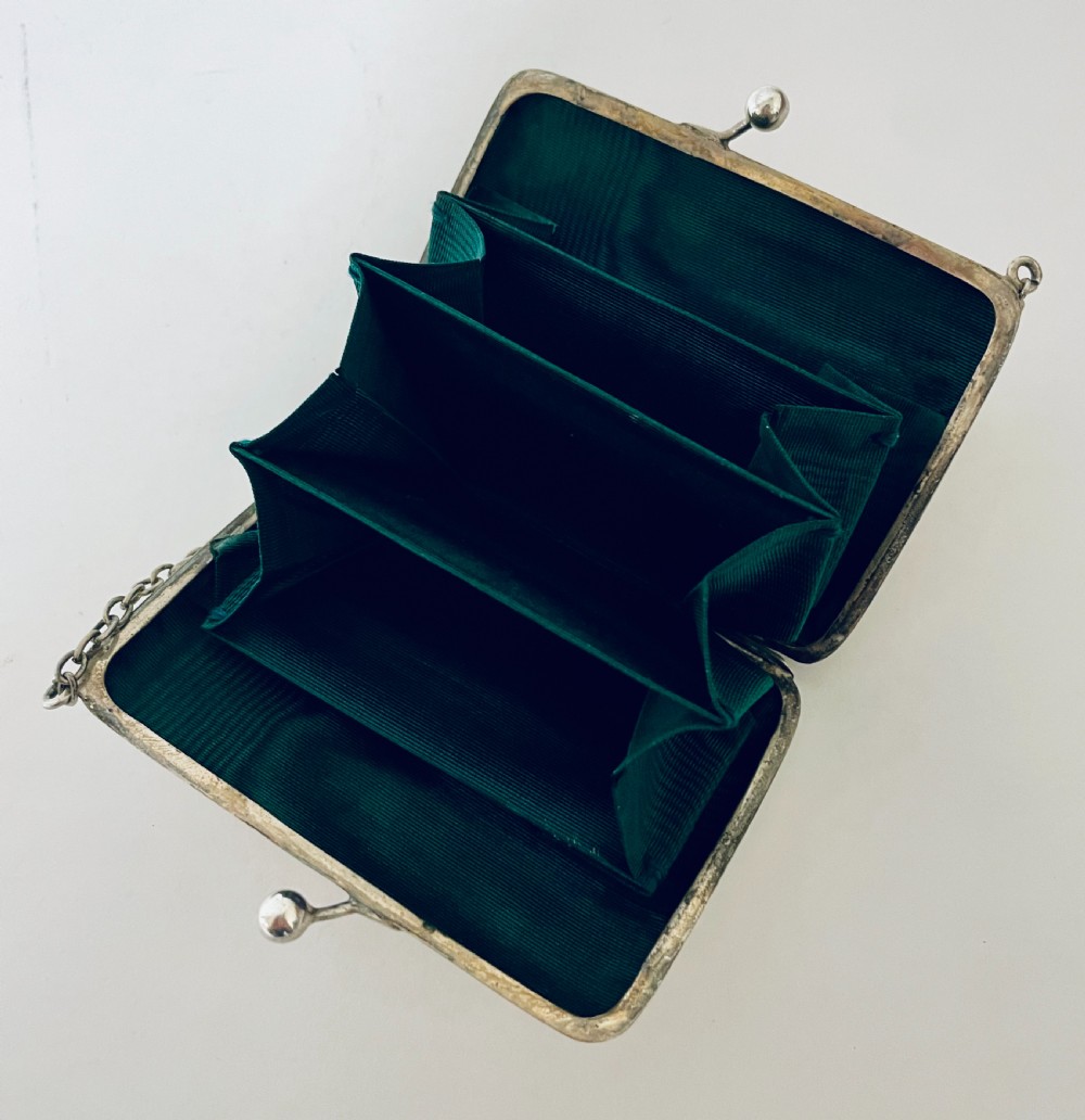 Antique Silver Coin Purse View XII