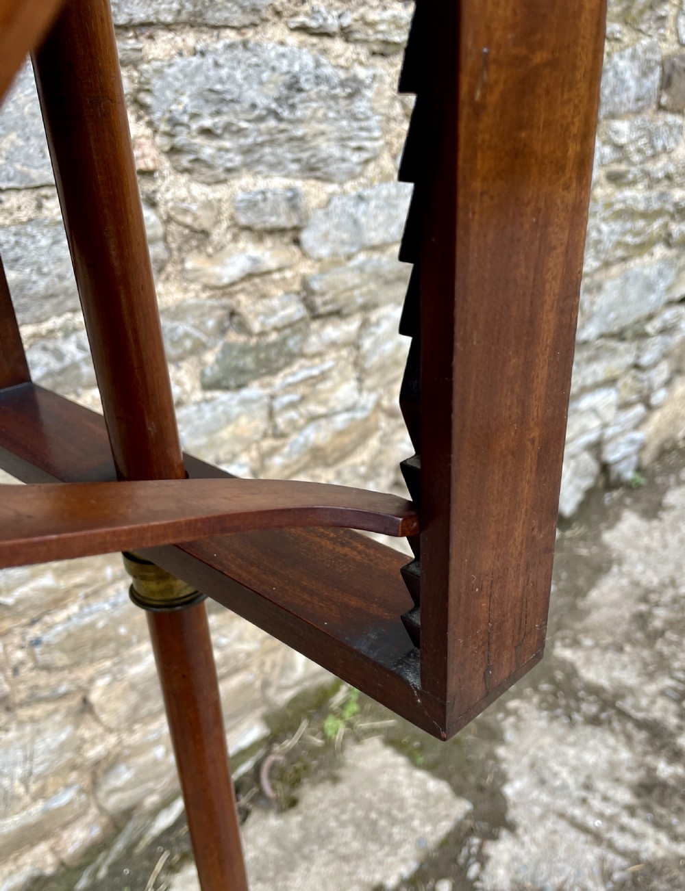 Victorian Mahogany Adjustable Music Stand View V