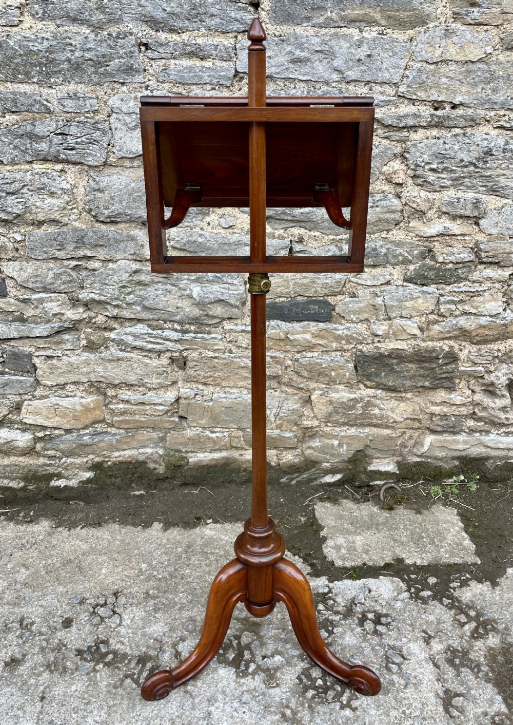 Victorian Mahogany Adjustable Music Stand View XIV