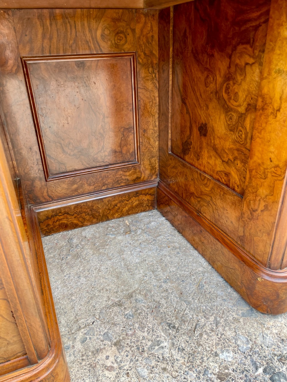Antique Burr Walnut Desk View XIV