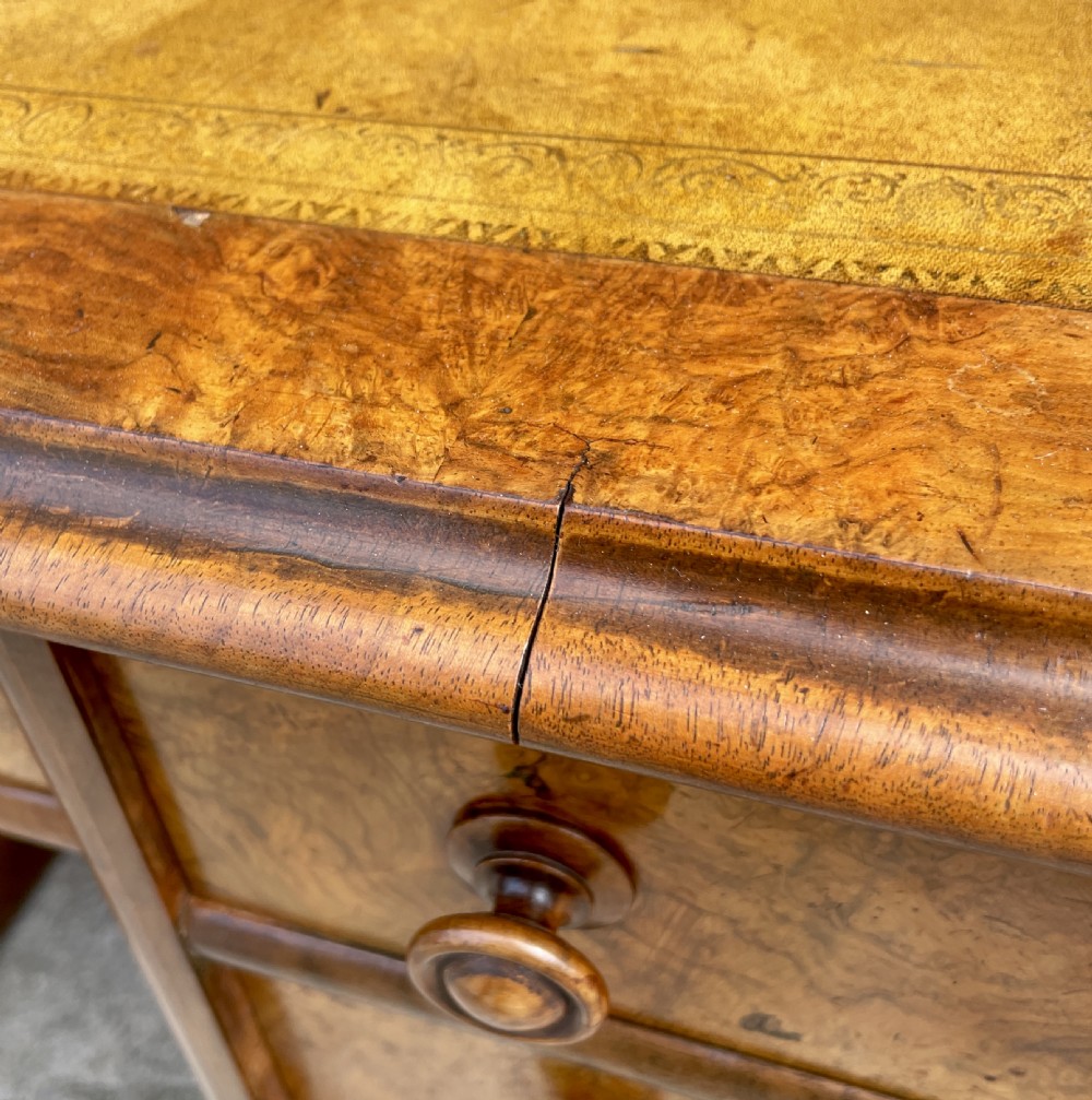 Antique Burr Walnut Desk View XXI