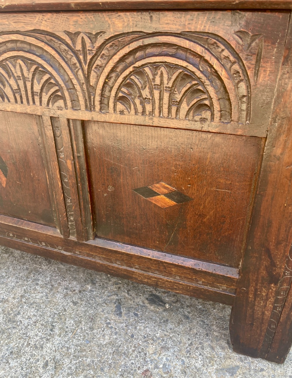 18th Century Oak Coffer View V