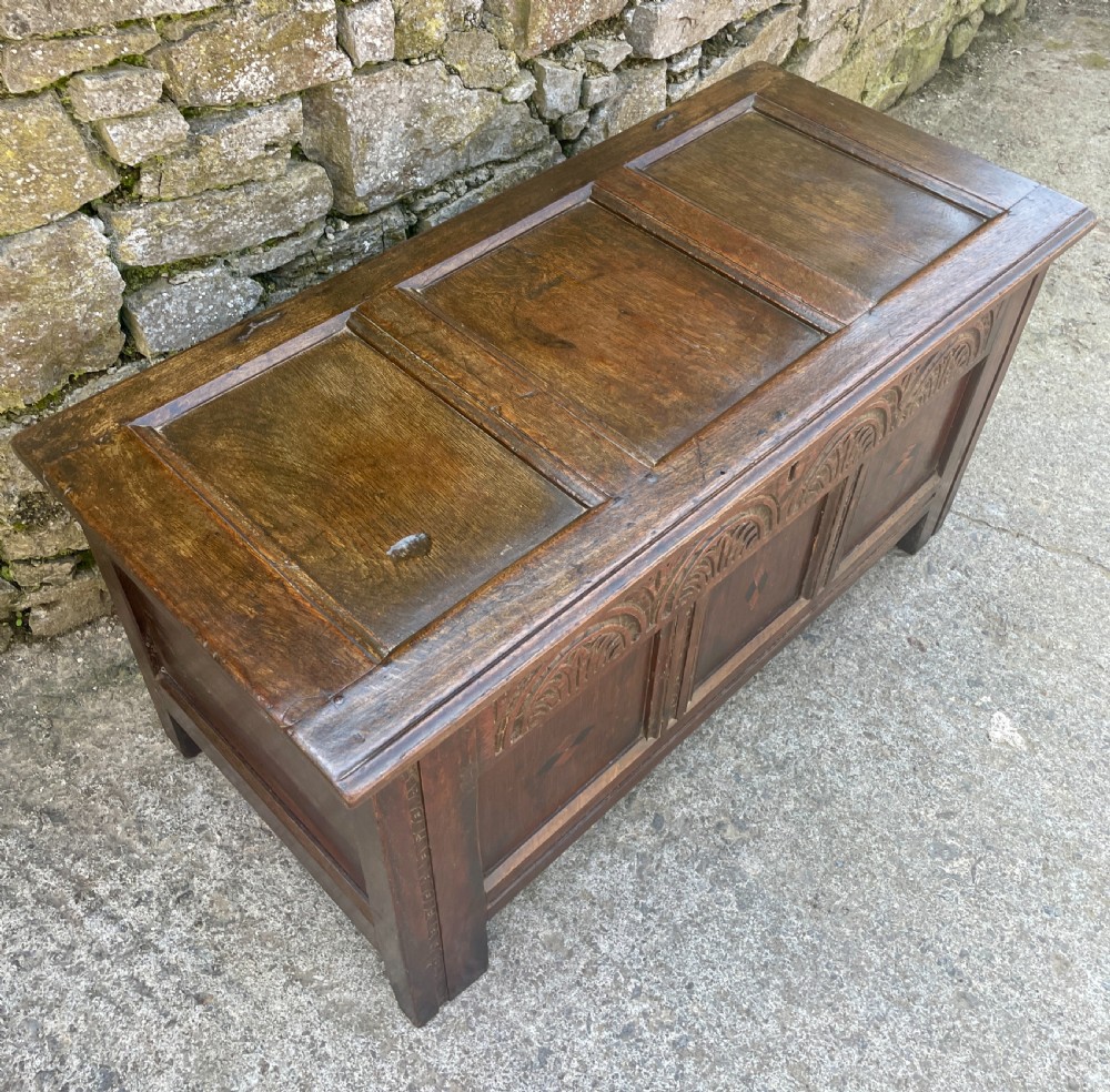 18th Century Oak Coffer View IX