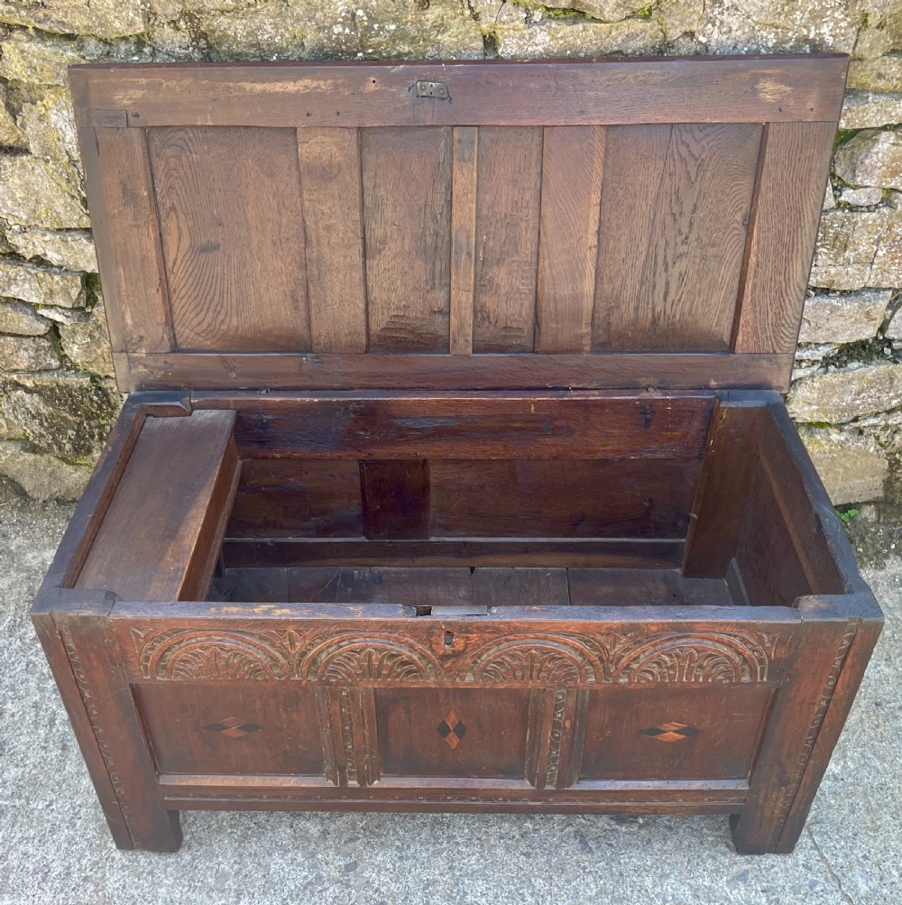 18th Century Oak Coffer View X