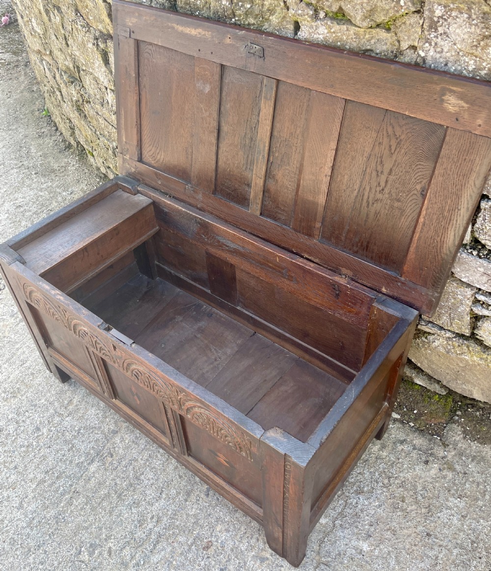 18th Century Oak Coffer View XVIII