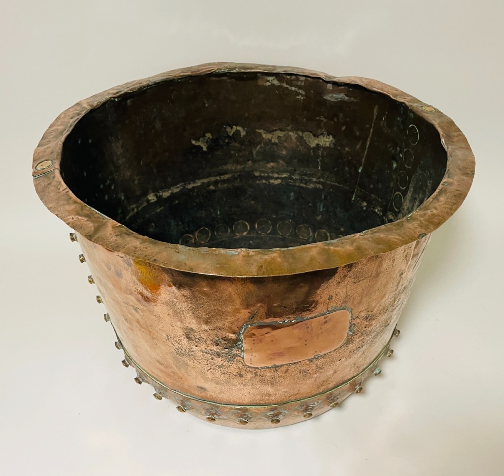 Victorian Copper Riveted Boiler View III