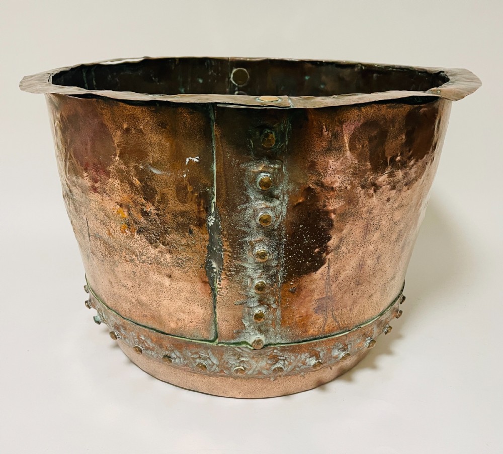 Victorian Copper Riveted Boiler View V