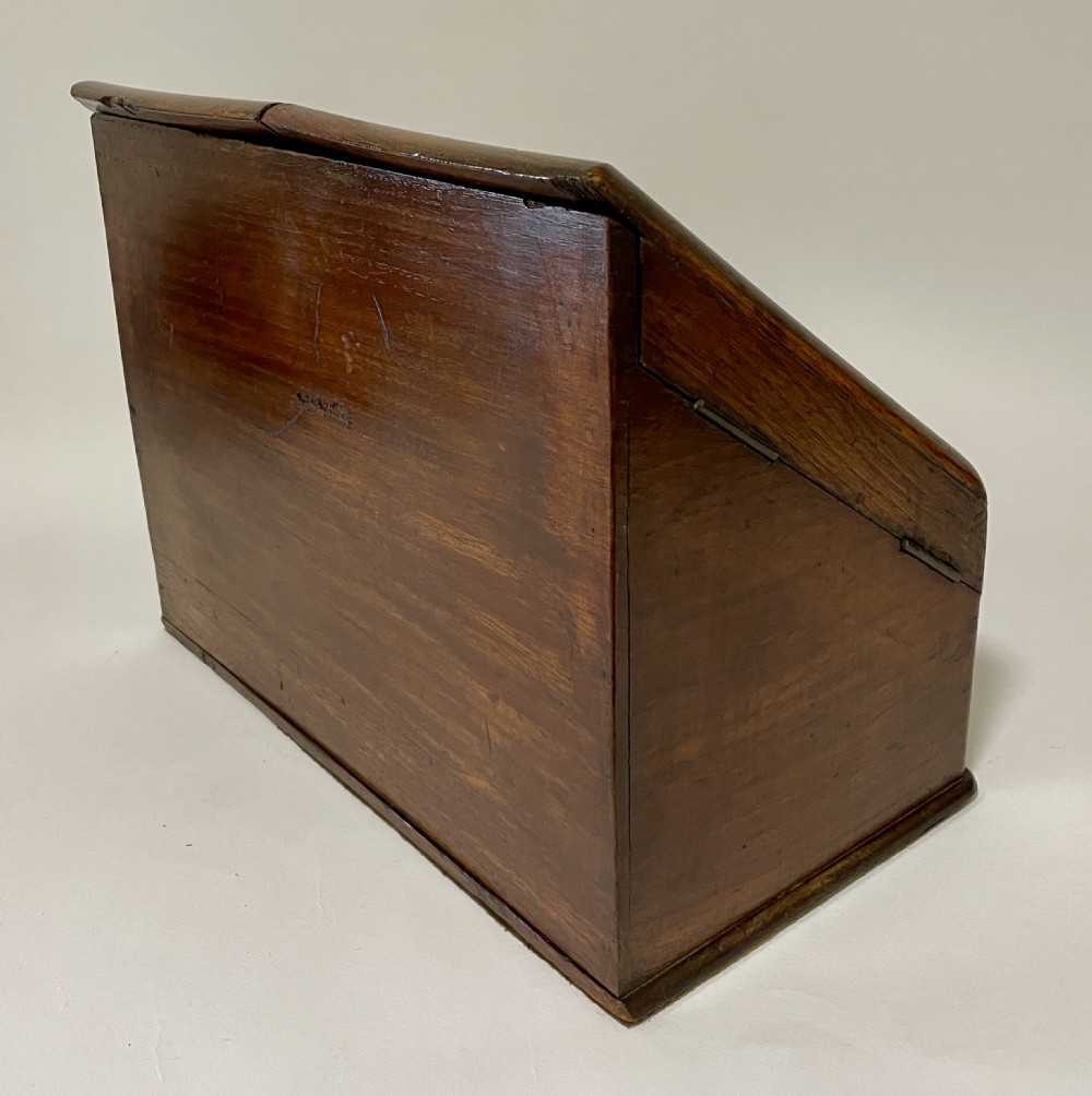 Antique Oak Stationery Cabinet View V