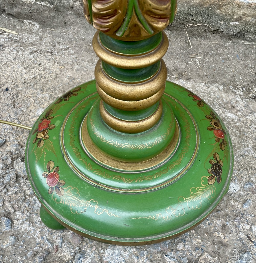 Antique Chinoiserie Standard Lamp View III