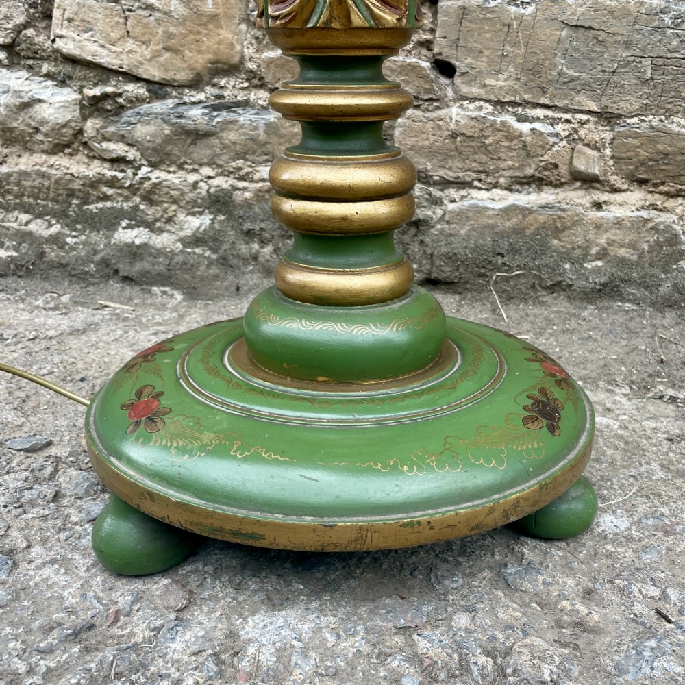 Antique Chinoiserie Standard Lamp View XI