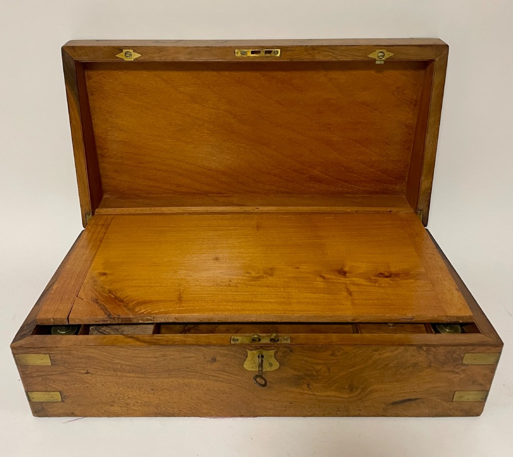 Victorian Walnut Writing Slope with Secret Drawers View VI