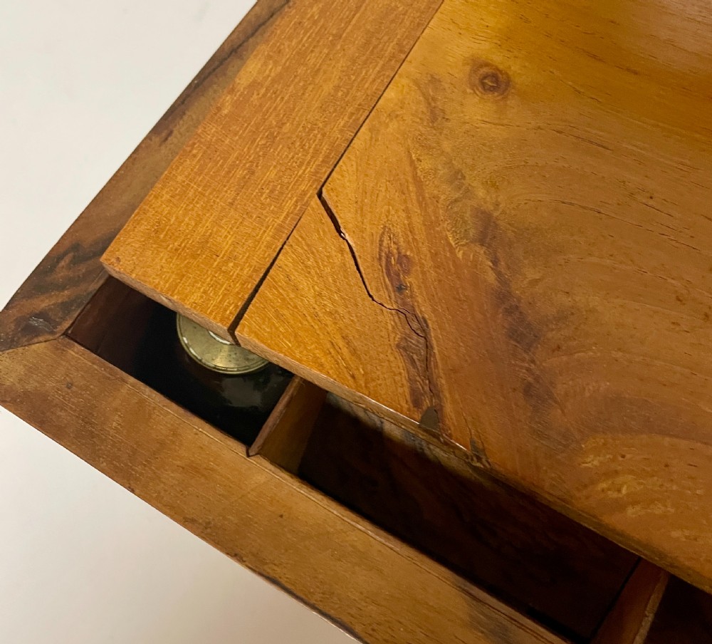 Victorian Walnut Writing Slope with Secret Drawers View XX