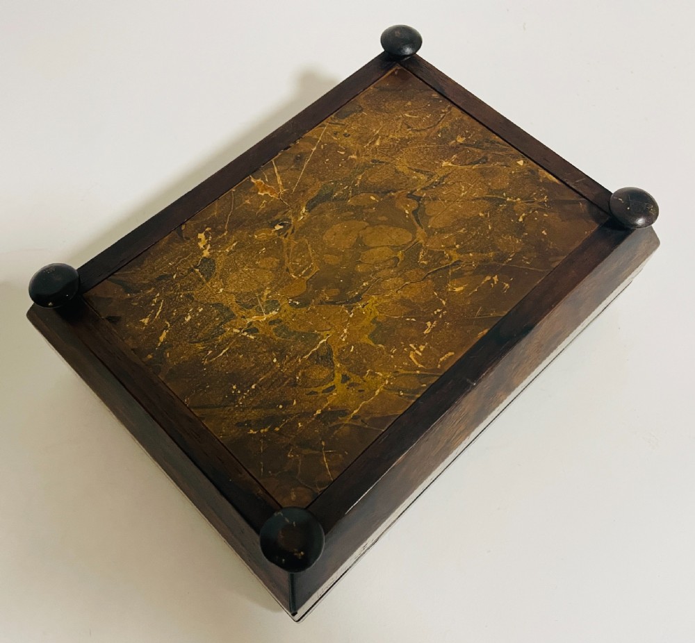 Antique Tunbridge Ware Inlaid Box View XX