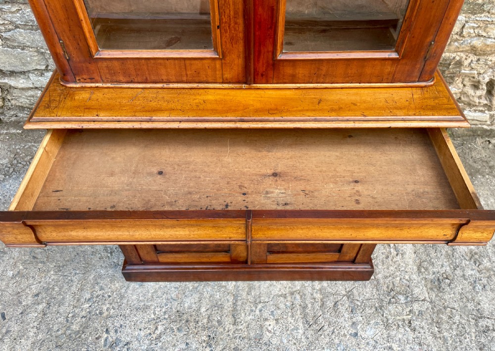 Victorian Mahogany Glazed Bookcase/Cabinet View XII