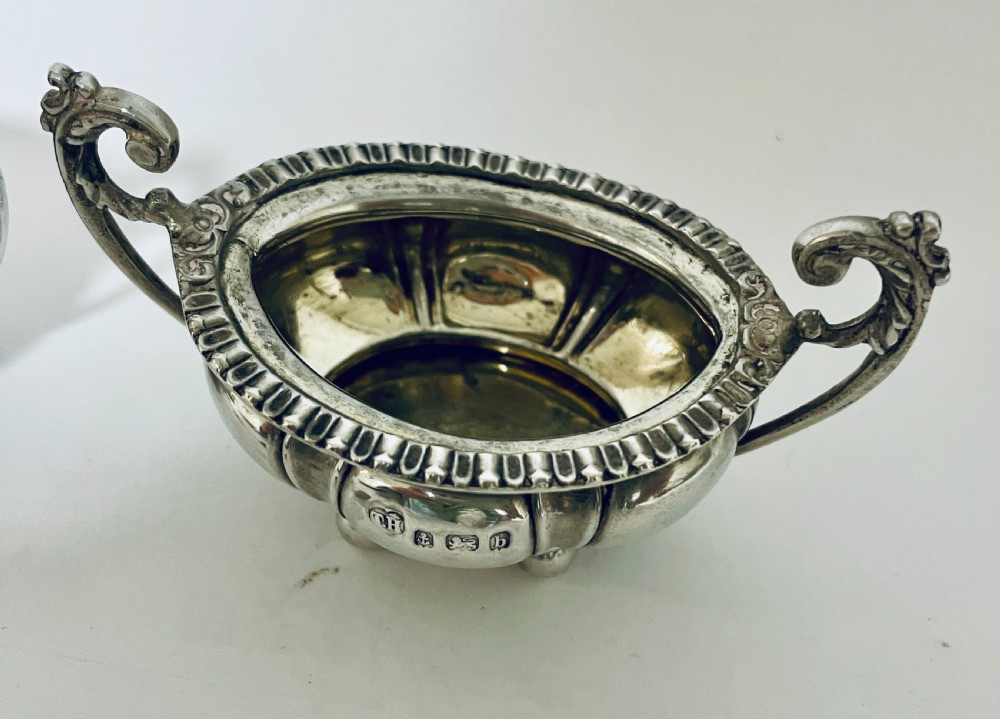Set of Four Silver Salts and Spoons View VII
