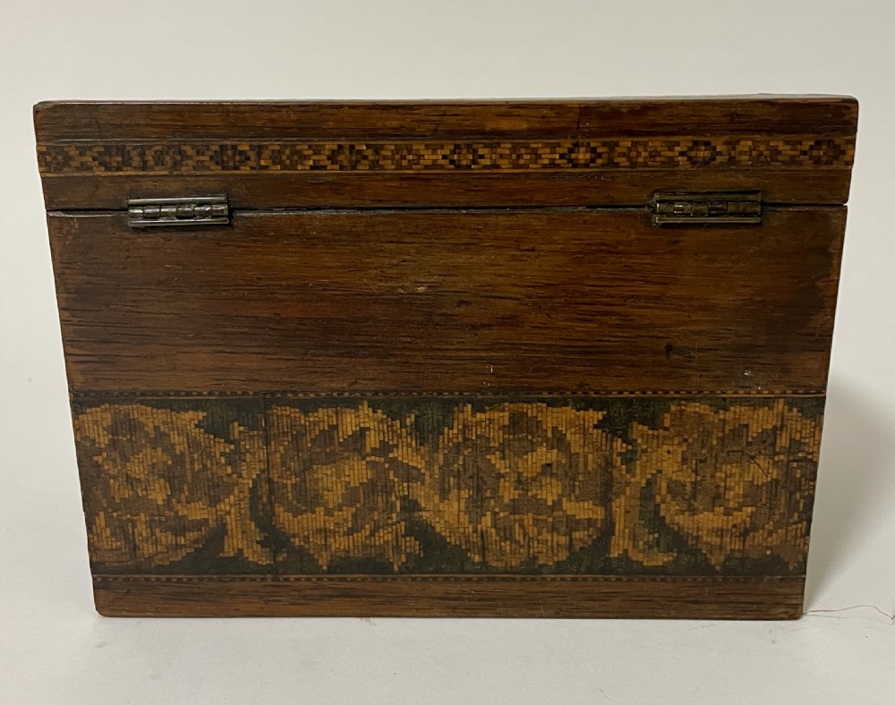 Victorian Tunbridge Ware Letter Rack Box View IV