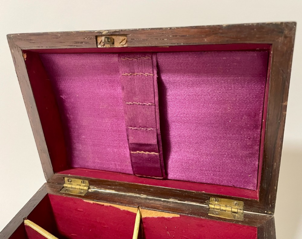 Victorian Tunbridge Ware Letter Rack Box View XI