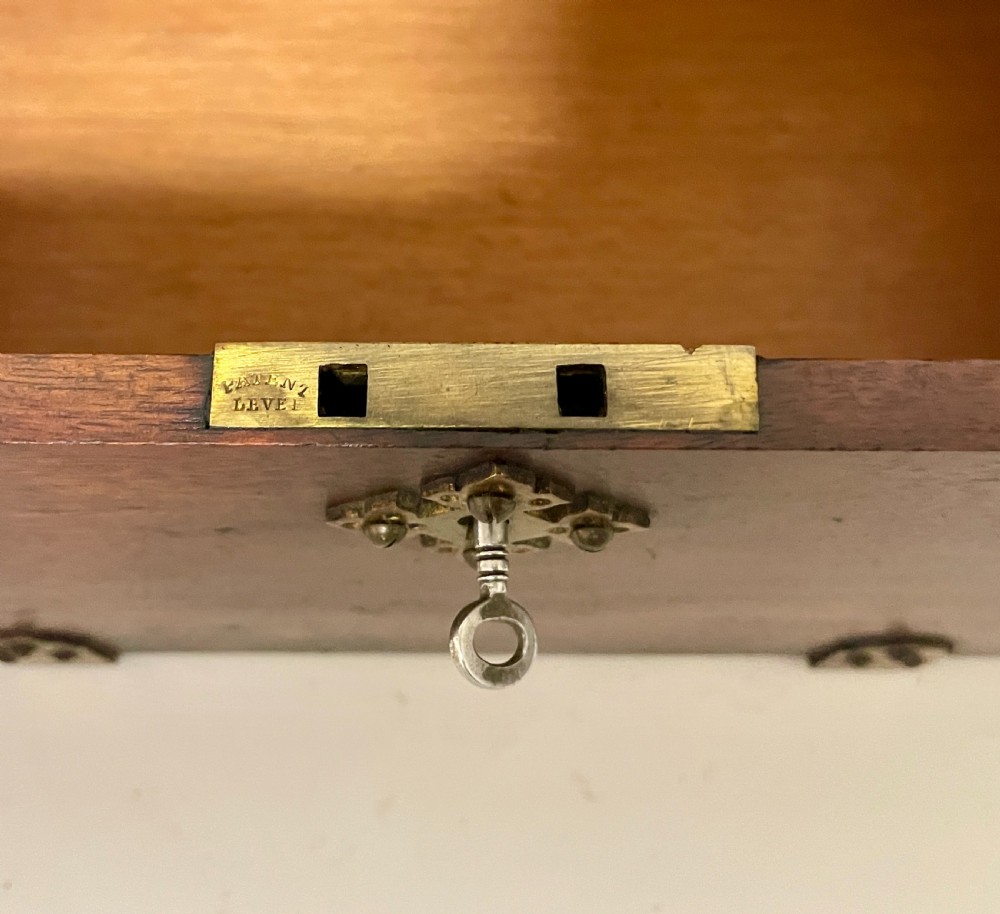 Antique Brass Bound Document Box View VIII