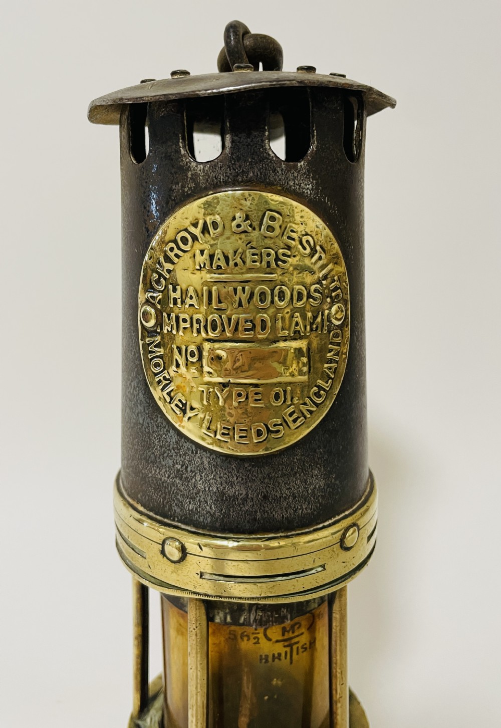 Original Antique Miners Lamp View II
