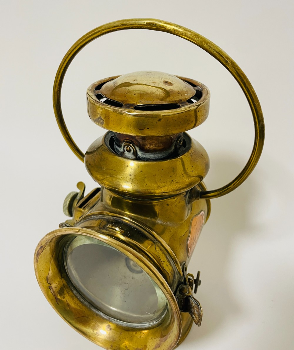 Antique Howes and Burley Car Lamp View II