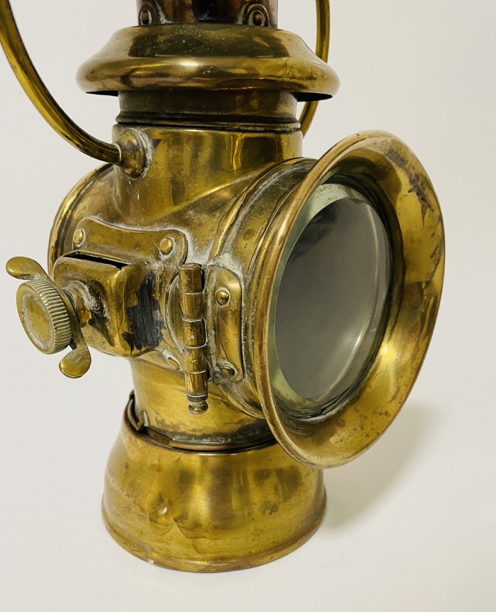 Antique Howes and Burley Car Lamp View IX