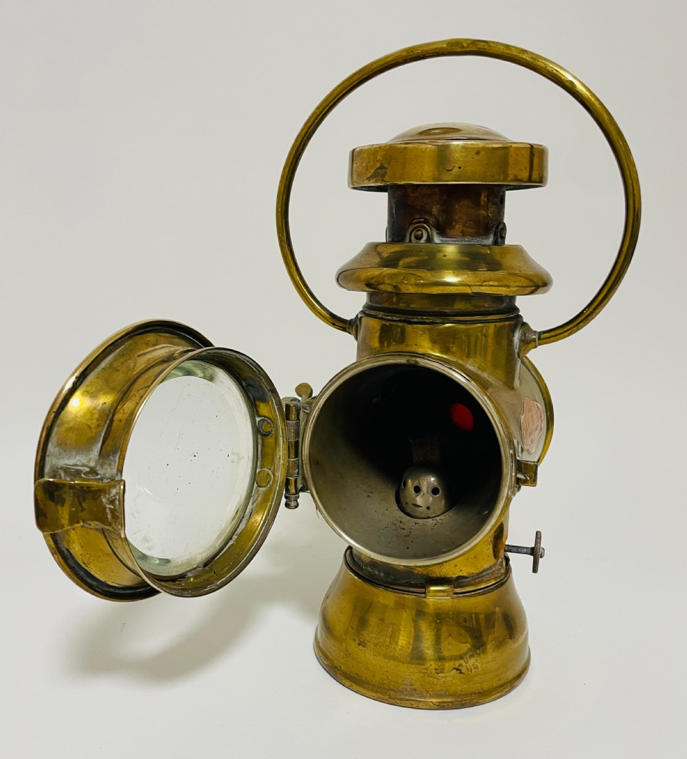 Antique Howes and Burley Car Lamp View XI