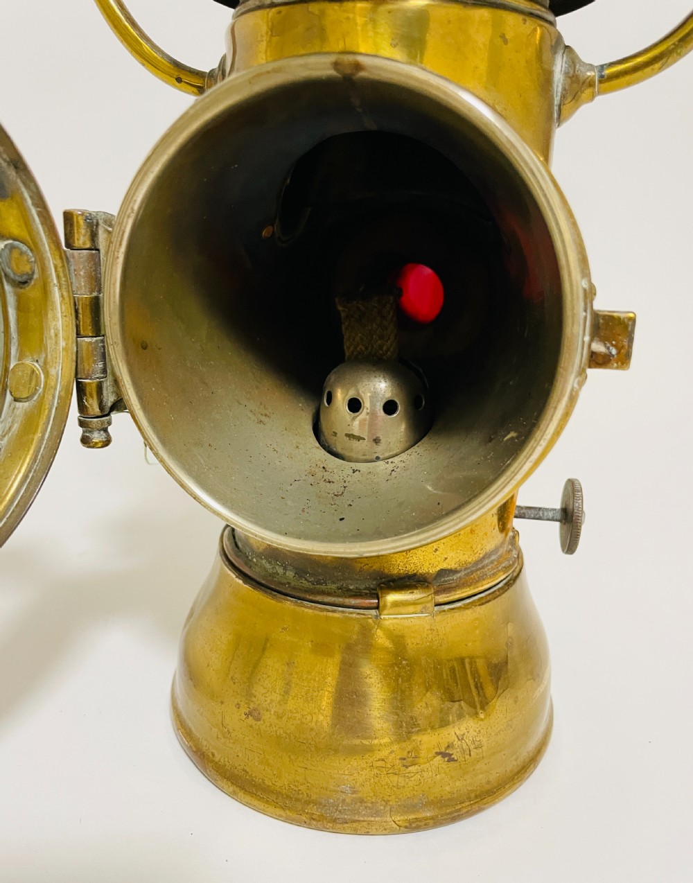 Antique Howes and Burley Car Lamp View XII