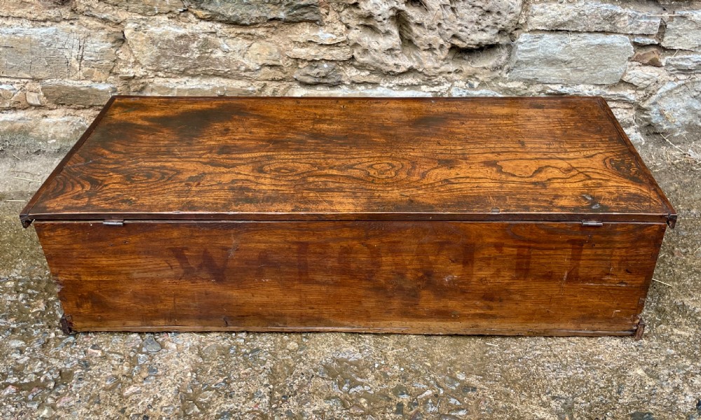 Georgian Elm Blanket Box View XV