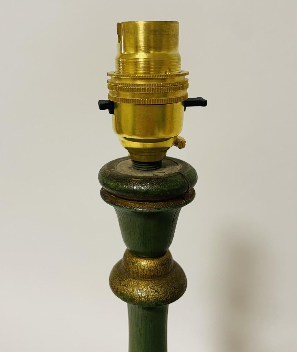 Antique Chinoiserie Table Lamp View II