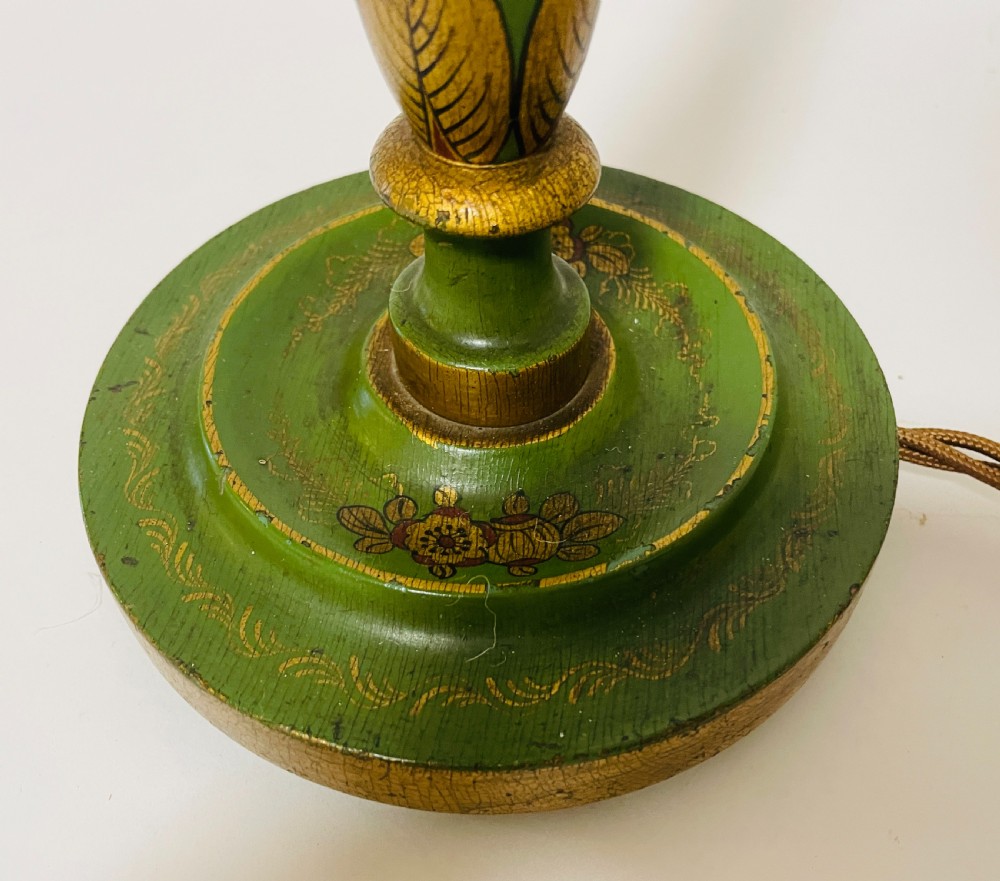 Antique Chinoiserie Table Lamp View III
