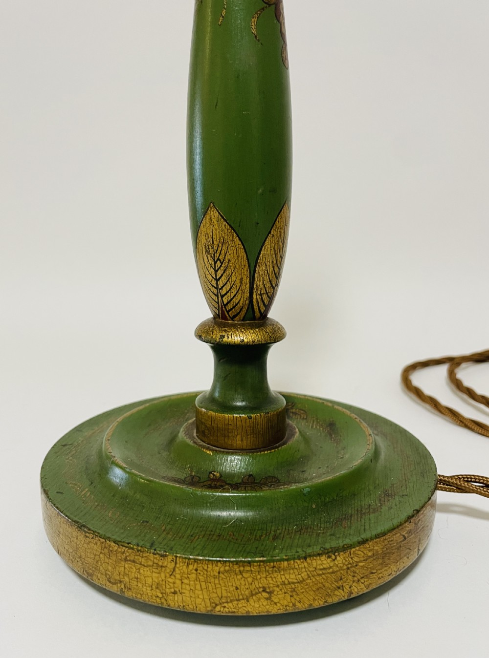Antique Chinoiserie Table Lamp View IX